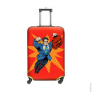 SUITCASE COVER Superhero Businessman