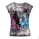 T-SHIRT FASHION DONNA Leopardo