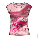 FASHION WOMAN T-SHIRT Vintage Car