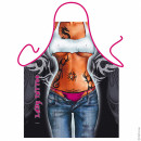 Lady tattoo apron