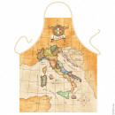 Vintage Italian Map apron