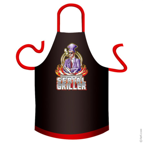 Serial Griller BBQ cotton apron