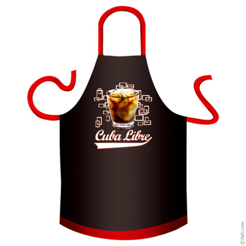 Cuba Libre BBQ cotton apron