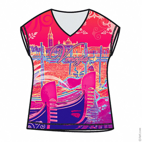 T-shirt moda Gondola Venezia