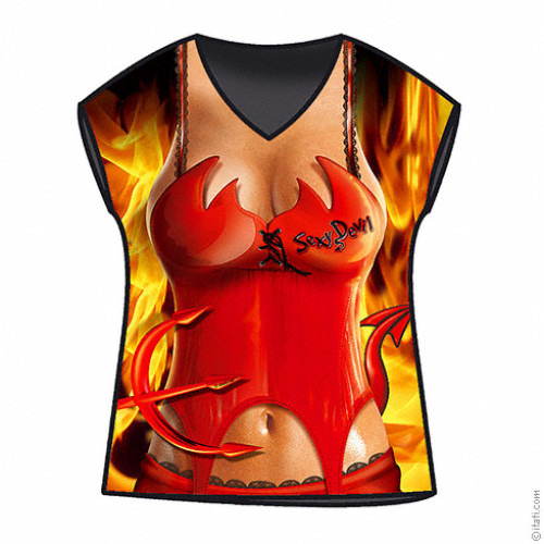Devil Woman sexy T-shirt