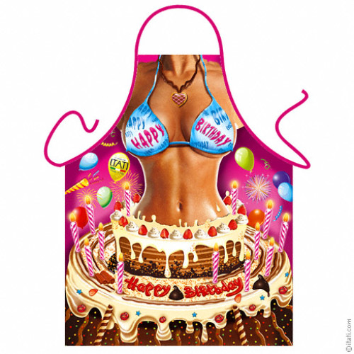 Happy Birthday Woman apron