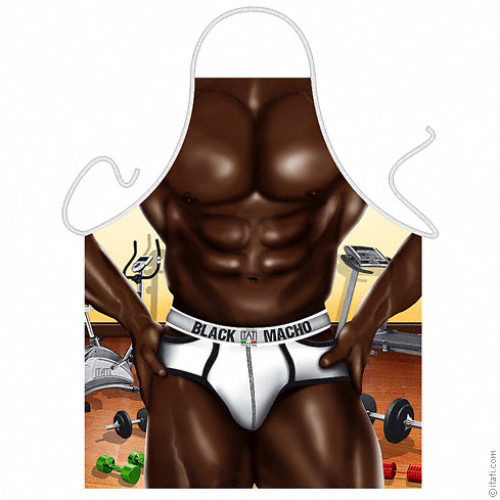 Black Macho apron