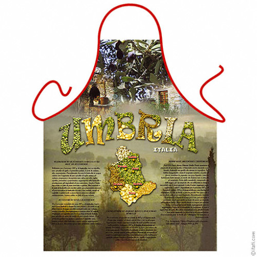 Umbria Map apron