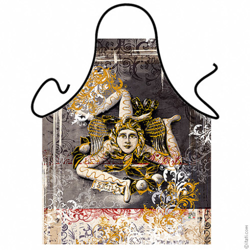 Sicilian Trinacria apron