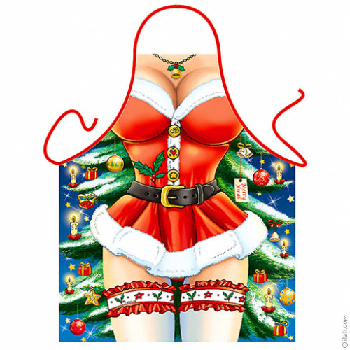 Miss Xmas apron