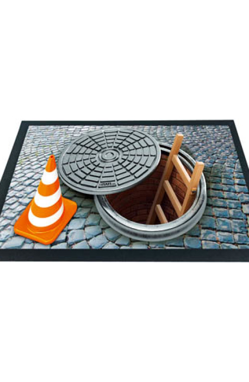 3D DOORMAT Manhole