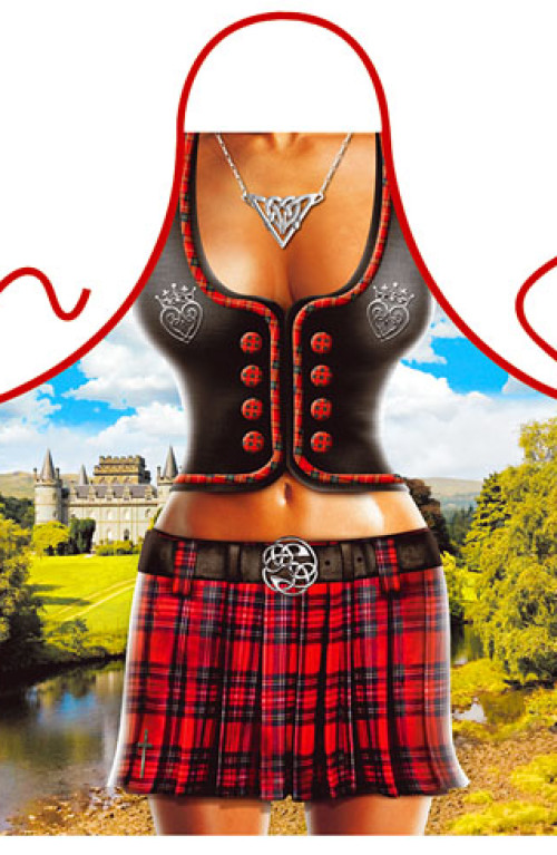 Scottish woman apron