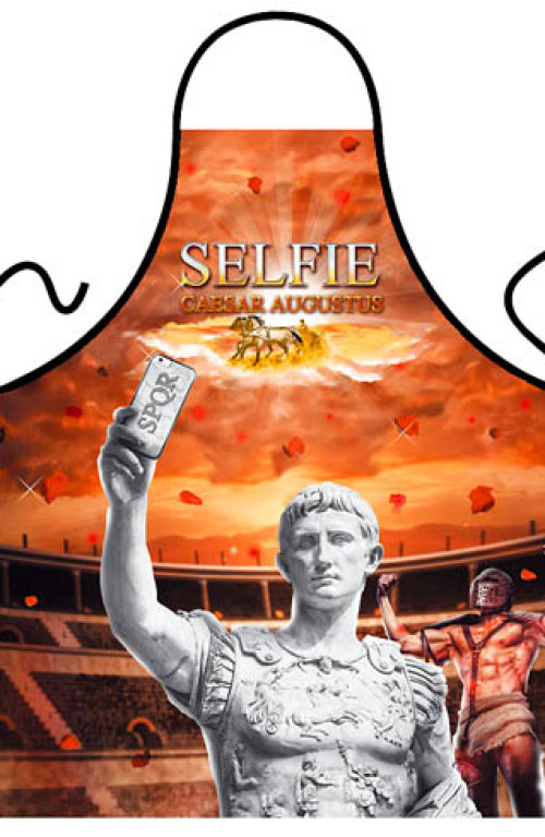 Grembiule Giulio Cesare selfie