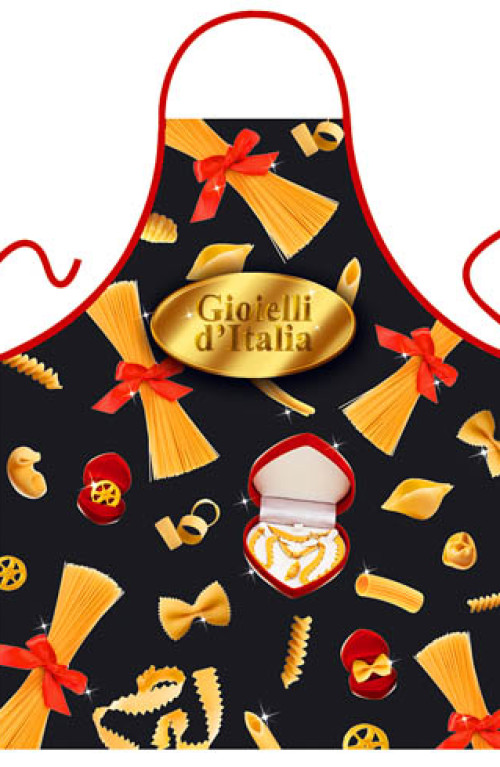 Pasta jewel apron