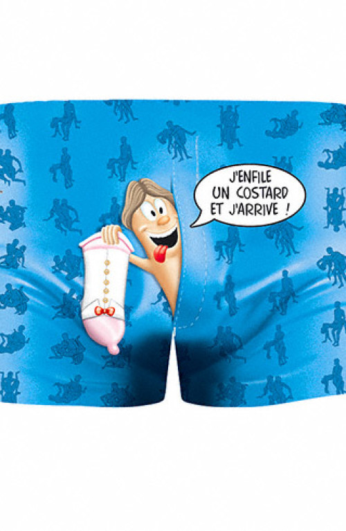 Pantaloncini “J’enfile un costard et j’arrive”