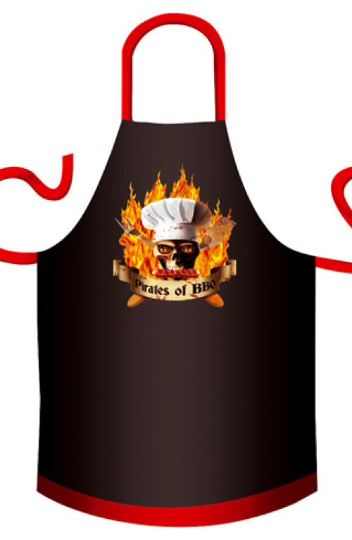 Grembiule da barbecue in cotone Pirates Of BBQ