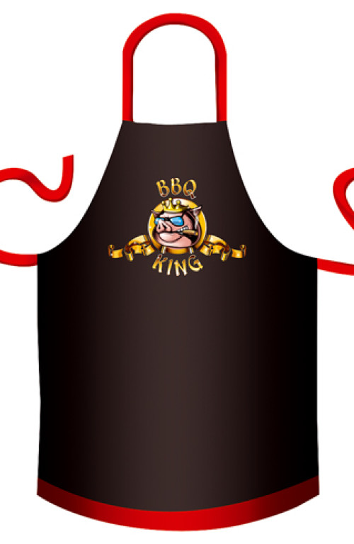 BBQ King Pig cotton apron