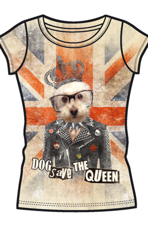 T-SHIRT FASHION DONNA Gaia The Dog