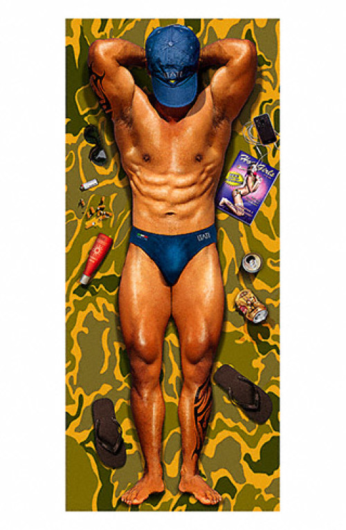 Man Beach towel 170x75cm