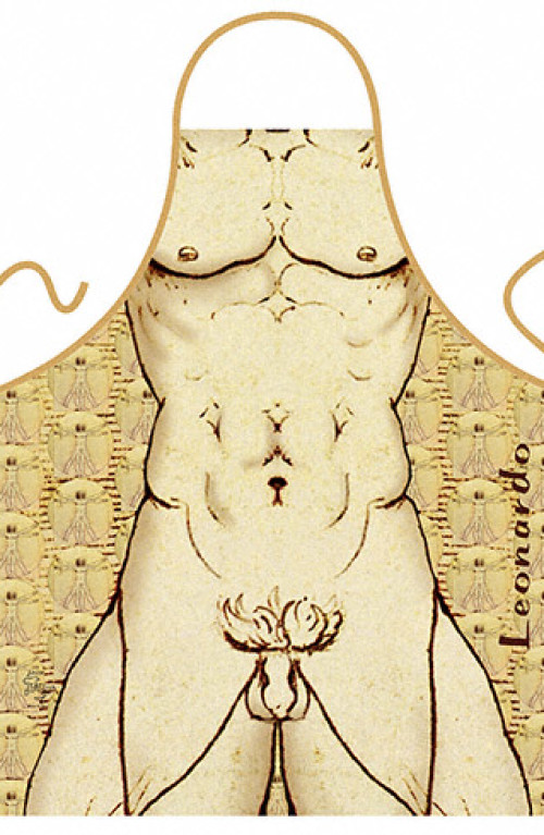 Leonardo da Vinci apron