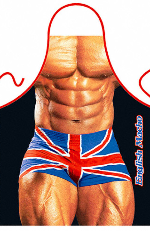 English Macho apron