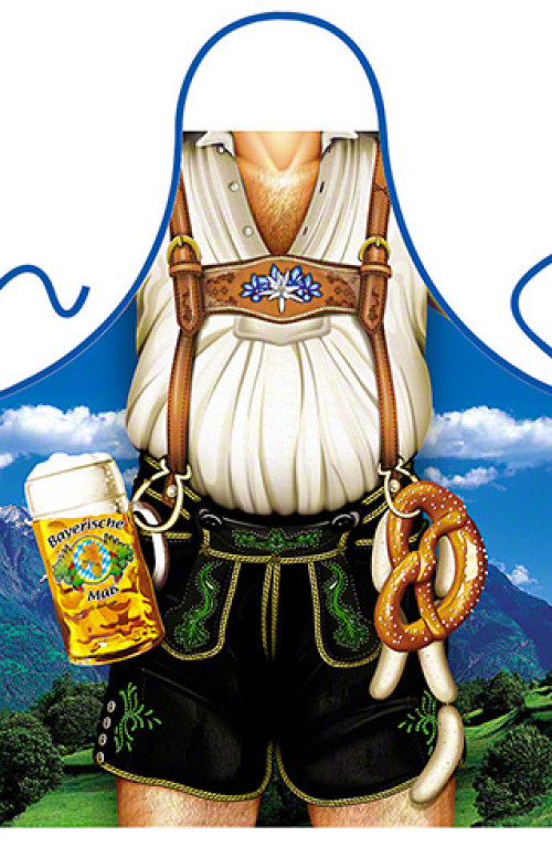 Bavarian man apron