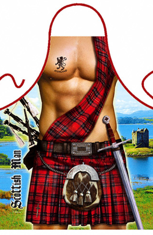 Scottish Man apron