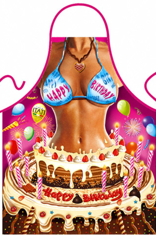 Happy Birthday Woman apron