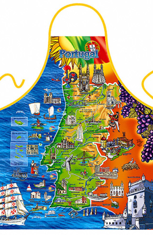 Portugal map apron