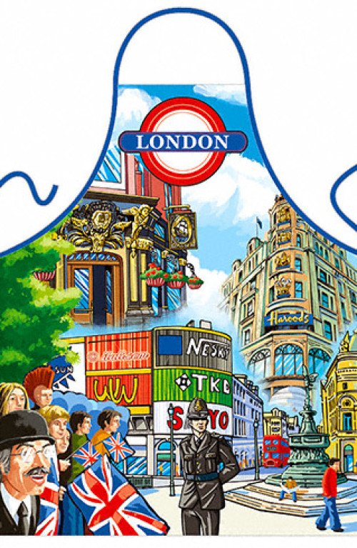 London Shopping Tour apron