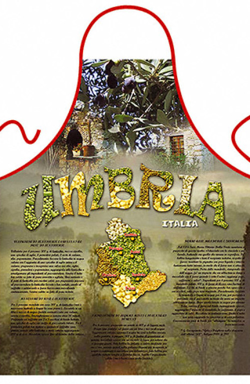 Umbria Map apron