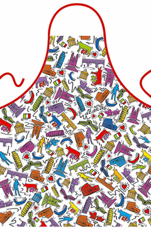 Italian Puzzle apron