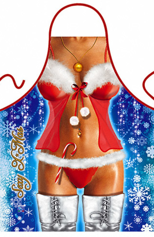 Sexy Xmas Woman apron